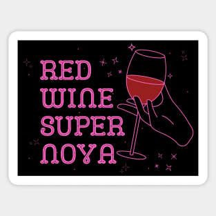 Red Wine Supernova Sticker